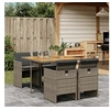 Image de Ensemble à Manger de Jardin avec Coussins 5 pcs, Table et Chaise de Terrasse, Meubles de Patio, Mobilier d'Extérieur, 3210542