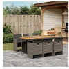 Image de 7-delige Tuinset met kussens poly rattan grijs3210554