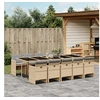 Image de 11-delige Tuinset met kussens poly rattan gemengd beige3210576