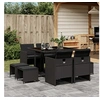 Image de Ensemble à Manger de Jardin avec Coussins 9 pcs, Table et Chaise de Terrasse, Meubles de Patio, Mobilier d'Extérieur, 3210595