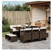 Image de Ensemble à Manger de Jardin avec Coussins 11 pcs, Table et Chaise de Terrasse, Meubles de Patio, Mobilier 3210609