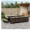 Image de Ensemble de canapé de jardin 12 pcs beige et gris clair, Mobilier moderne pour jardin, terrasse et patio, coussins 3363337