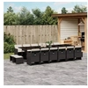 Image de Salon de Jardin avec Coussins 12 pcs, Canapés de Patio, Ensemble de Meubles, Mobilier de Terrasse Extérieur, Gris 3260667