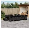 Image de Salon de Jardin avec Coussins 12 pcs, Canapés de Patio, Ensemble de Meubles, Mobilier de Terrasse Extérieur, Beige 3224204