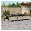 Image de Ensemble à Manger de Jardin avec Coussins 17 pcs, Table et Chaise de Terrasse, Meubles de Patio 3210647