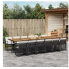 Image de 13-delige Tuinset met kussens poly rattan zwart3210771