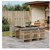 Image de Ensemble à Manger de Jardin avec Coussins 7 pcs, Table et Chaises à Dossier Rabattable, Meubles d'Extérieur Patio 3210912