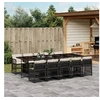 Image de Ensemble à Manger de Jardin avec Coussins 11 pcs, Table et Chaises à Dossier Rabattable, Meubles d'Extérieur Patio 3210930