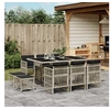 Image de Ensemble à Manger de Jardin avec Coussins 11 pcs, Table et Chaise de Terrasse, Meubles de Patio, Mobilier 3210971