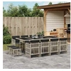 Image de Ensemble à Manger de Jardin avec Coussins 13 pcs, Table et Chaise de Terrasse, Meubles de Patio, Mobilier 3210983
