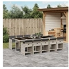 Image de Ensemble à Manger de Jardin avec Coussins 11 pcs, Table et Chaise de Terrasse, Meubles de Patio, Mobilier 3211115