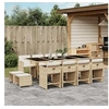Image de Ensemble à Manger de Jardin et Coussins 13 pcs, Chaises à Manger avec Accoudoirs, Ensemble de Meubles avec Table, 3211162