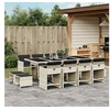 Image de Ensemble à Manger de Jardin avec Coussins 13 pcs, Table et Chaise de Terrasse, Meubles de Patio, Mobilier 3211163