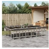 Image de Ensemble à Manger de Jardin avec Coussins 13 pcs, Table et Chaise de Terrasse, Meubles de Patio 3211307