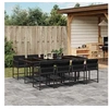 Image de Ensemble à Manger de Jardin avec Coussins 9 pcs, Table et Chaises à Dossier Rabattable, Meubles d'Extérieur Patio 3211459