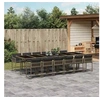 Image de Ensemble à Manger de Jardin avec Coussins 13 pcs, Table et Chaises à Dossier Rabattable, Meubles d'Extérieur Patio 3211484