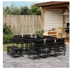 Image de Ensemble à Manger de Jardin avec Coussins 11 pcs, Table et Chaises à Dossier Rabattable, Meubles d'Extérieur Patio 3211507