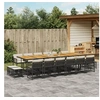 Image de Salon de Jardin avec Coussins 9 pcs, Canapés avec Pieds Réglables, Ensemble de Meubles d'Extérieur Patio Terrasse, 3218127