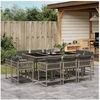 Image de Ensemble à Manger de Jardin avec Coussins 11 pcs, Table et Chaises à Dossier Rabattable, Meubles d'Extérieur Patio 3211568