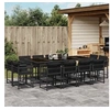 Image de 13-delige Tuinset met kussens poly rattan zwart3211579