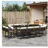 Image de 13-delige Tuinset met kussens poly rattan bruin3211581