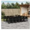 Image de Ensemble à Manger de Jardin avec Coussins 13 pcs, Table et Chaises à Dossier Rabattable, Meubles d'Extérieur Patio 3211663