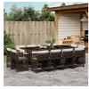 Image de 13-delige Tuinset met kussens poly rattan bruin3211761