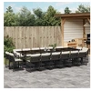 Image de Salon de Jardin avec Coussins 14 pcs, Canapés avec Pieds Réglables, Ensemble de Meubles d'Extérieur Patio Terrasse, 3223959
