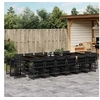 Image de Salon de Jardin avec Coussins 11 pcs, Canapés de Patio, Ensemble de Meubles, Mobilier de Terrasse Extérieur, Beige 3257829