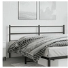 Image de Hoofdbord 193 cm metaal zwart355402