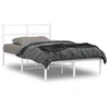 Image de Bedframe met hoofdbord metaal wit 120x190 cm355411