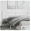 Image de Tête de lit métal blanc 180 cm 355450