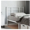 Image de Tête de Lit, Accessoire de Lit avec Pieds, Tête de Cadre de Lit, Meuble de Chambre à Coucher Maison Intérieur, Métal 355639