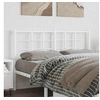 Image de Tête de Lit, Accessoire de Lit avec Pieds, Tête de Cadre de Lit, Meuble de Chambre à Coucher Maison Intérieur, Métal 355642