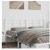 Image de Tête de Lit, Accessoire de Lit avec Pieds, Tête de Cadre de Lit, Meuble de Chambre à Coucher Maison Intérieur, Métal 355646