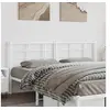 Image de Hoofdbord 193 cm metaal wit355647