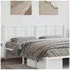Image de Hoofdbord 200 cm metaal wit355648