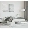 Image de Bedframe metaal wit 140x200 cm373674