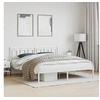 Image de Bedframe met hoofdbord metaal wit 183x213 cm374295