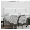 Image de Hoofdbord 140 cm metaal wit376308