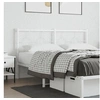 Image de Tête de Lit Métal, Tête de Lit avec Pieds, Meuble de Chambre à Coucher, Accessoire de Lit Double, Tête de Cadre de 376310