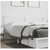 Image de Tête de Lit Métal, Tête de Lit avec Pieds, Meuble de Chambre à Coucher, Accessoire de Lit Double, Tête de Cadre de 376311