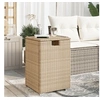 Image de Table de couverture de bouteille de propane beige 40x40x60 cm