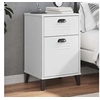 Image de Table de Chevet, Armoire de Nuit avec Tiroir et Porte, Table de Téléphone, Meuble de Rangement Chambre, Industriel, 374914