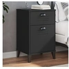 Image de Table de Chevet, Armoire de Nuit avec Tiroir et Porte, Table de Téléphone, Meuble de Rangement Chambre, Industriel, 374915