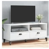 Image de Meuble TV, Armoire de Télévision avec Tiroirs, Meuble Télé avec Rangement Salon Salle de Séjour, Industriel, Blanc 374929