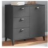 Image de Buffet VIKEN gris anthracite 80x40x80 cm bois d ingénierie