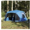 Image de Tente familiale 10 personnes bleu libération rapide imperméable