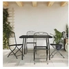 Image de Ensemble à manger de jardin 5 pcs anthracite métal maille 3211811