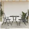 Image de 3-delige Tuinset metaal gaas antracietkleurig3211817
